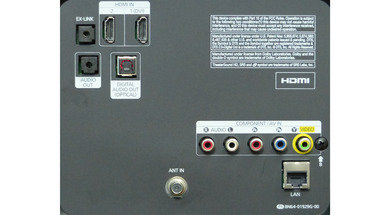 Samsung FH6030 Rear inputs