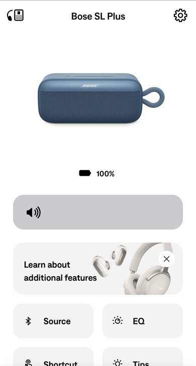 Bose SoundLink Plus App Picture