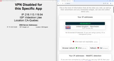 F-Secure VPN VPN Disabled For App Screenshot