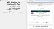 F-Secure VPN VPN Disabled For App Screenshot