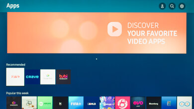 Samsung Q80C [Q80, Q80CD] QLED Apps Picture