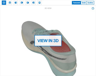 ASICS S4+ YOGIRI 3D Model Full Shoe