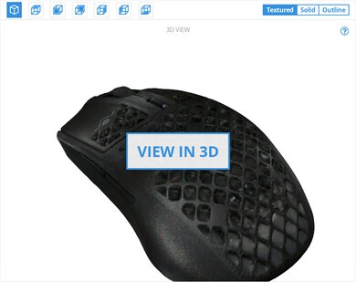 SteelSeries Aerox 3 Wireless (2022) 3D Model