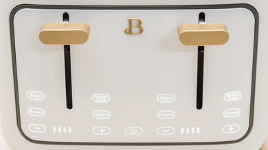Beautiful 4-Slice Toaster with Touch-Activated Display Control Photo