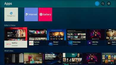 Samsung QN90B QLED Apps Picture