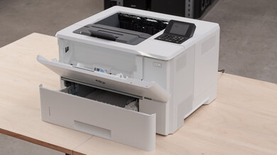 HP LaserJet Enterprise M507dn Build Quality Close Up
