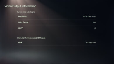Vizio D3 Series 2021 PS5 Screenshot