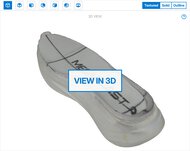 ASICS MEGABLAST 3D Model Internal