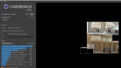 ASUS X515 (2020) Cinebench R23 Photo
