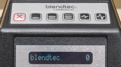 Blendtec Chef 600 Control Panel