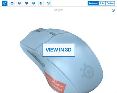 SteelSeries Rival 3 Wireless Gen 2 3D Model