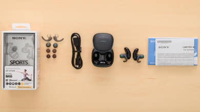 Sony WF-SP700N Truly Wireless In The Box Picture