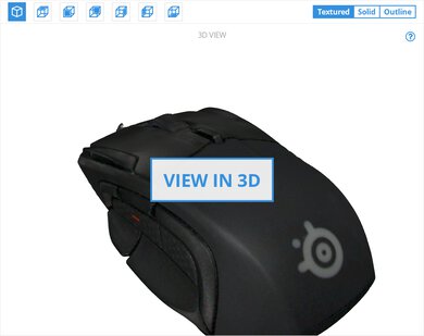 SteelSeries Rival 500 3D Model