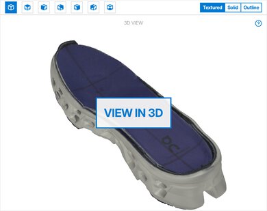 On Cloudmonster 3 3D Model Internal