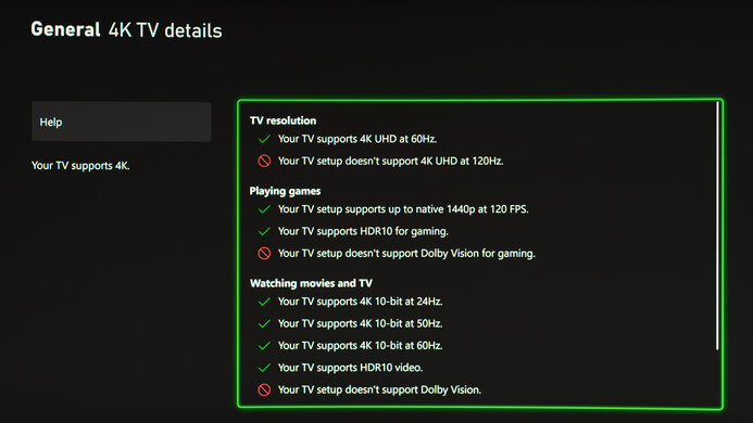 LG 34GP83A-B XSX Compatibility Photo