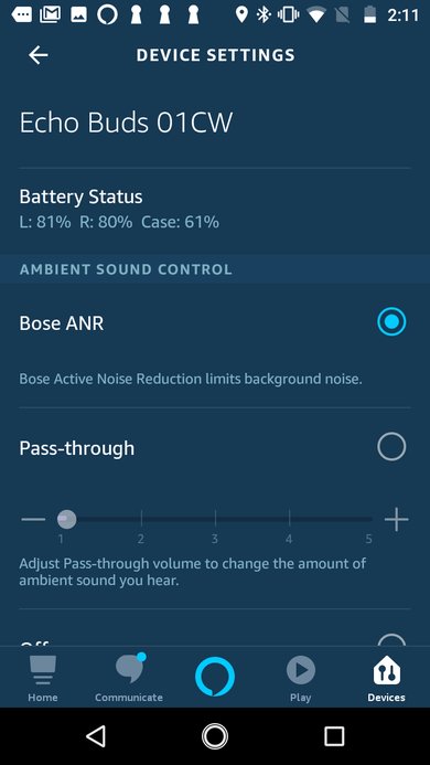 Amazon Echo Buds (1st generation) App Picture