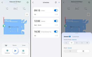 Roborock Q5 Max+ Companion App Screen Grabs