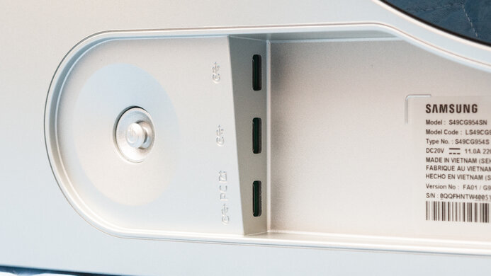 Samsung Odyssey OLED G9/G95SC S49CG95 Inputs 2