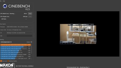 ASUS ROG Flow Z13 (2025) GZ302 Cinebench R23 Photo
