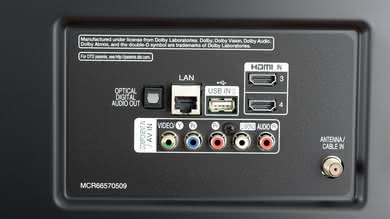 LG UK6570 Rear Inputs Picture