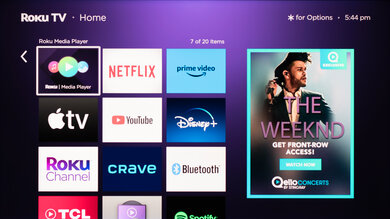 Roku Plus Series QLED Apps Picture