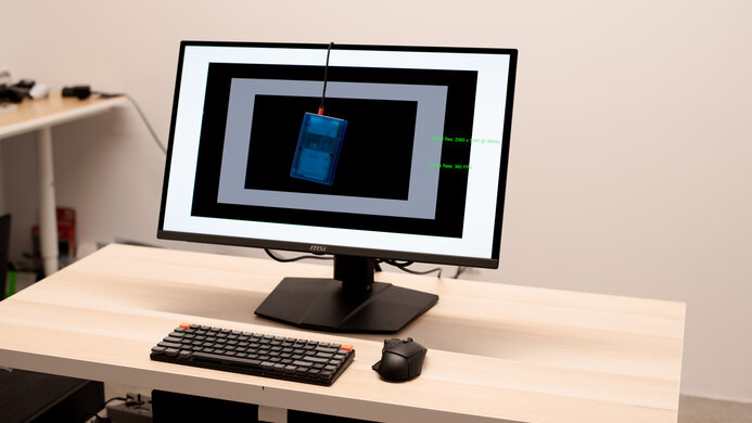 MSI MPG 271QRX QD-OLED In-Test Picture