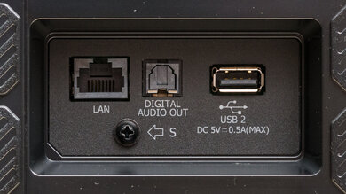 Hisense U8/U8N Rear Inputs Picture