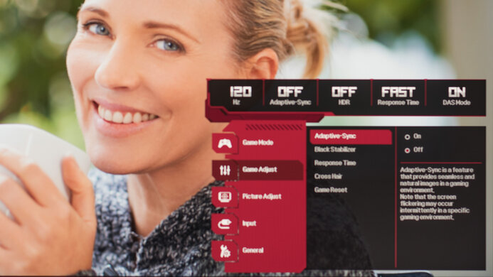 LG 27GN750-B OSD Picture