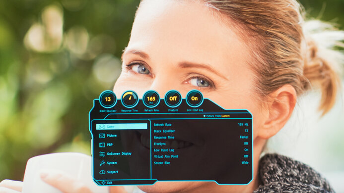 Samsung Odyssey G55T C34G55T OSD Picture