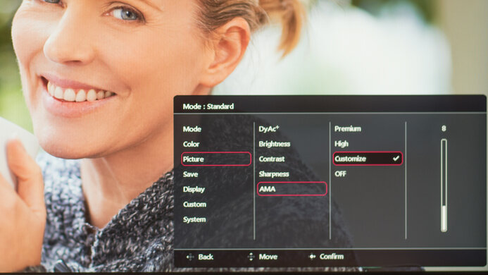 BenQ ZOWIE XL2566K OSD Picture