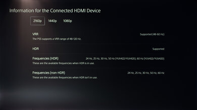 TCL Q5/Q550F QLED PS5 Screenshot