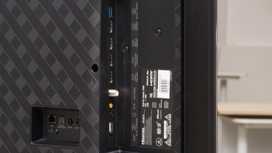 Hisense U8G Side Inputs Picture