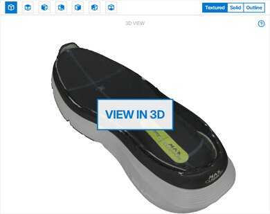 Saucony Guide 19 3D Model Internal