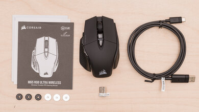 Corsair M65 RGB ULTRA WIRELESS In the box picture