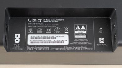 Vizio SB36512-F6 Physical Connections Bar Photo 2