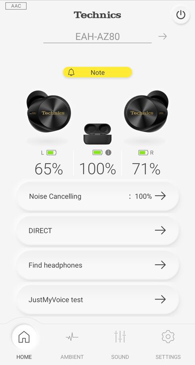 Technics EAH-AZ80 App Picture