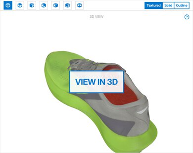 R.A.D SYNTH 3D Model Full Shoe