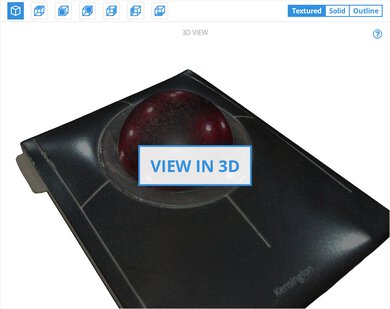 Kensington SlimBlade Trackball 3D Model