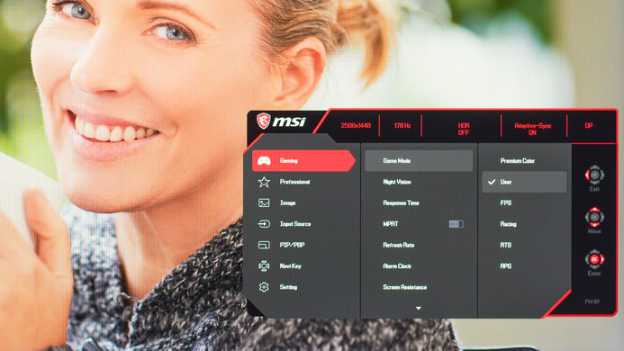MSI G274QPF-QD OSD Picture