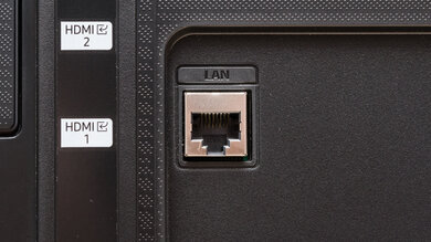 Samsung CU7000/CU7000D Rear Inputs Picture