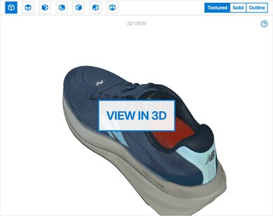 New Balance Fresh Foam X 860v15 3D Model Full Shoe