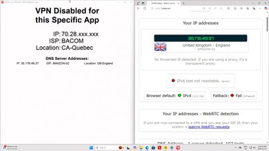 Norton VPN VPN Disabled For App Screenshot