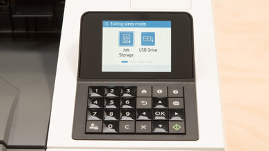 HP LaserJet Enterprise M507dn Display Screen Picture