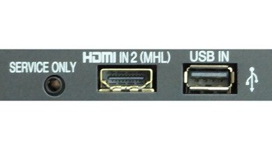 LG LN5300 Side inputs