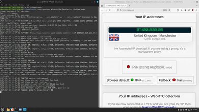 Windscribe Headless OpenVPN Connection Screenshot