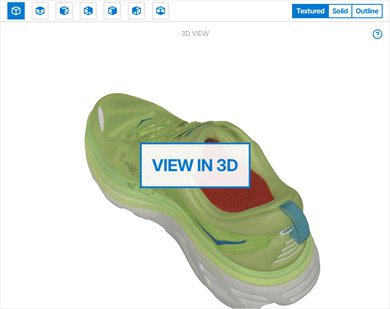HOKA Bondi 8 3D Model Full Shoe