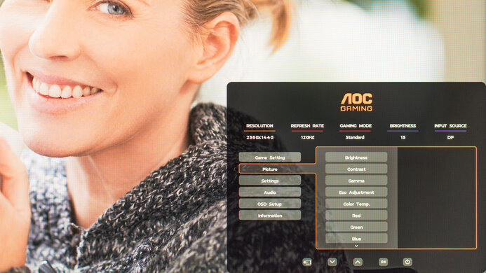 AOC Q27G40XMN OSD Picture