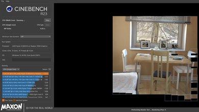 MSI Katana A15 AI (2024) Cinebench R23 Photo