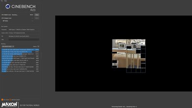 Lenovo LOQ 15 (2023) Cinebench R23 Photo