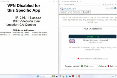 AdGuard VPN VPN Disabled For App Screenshot